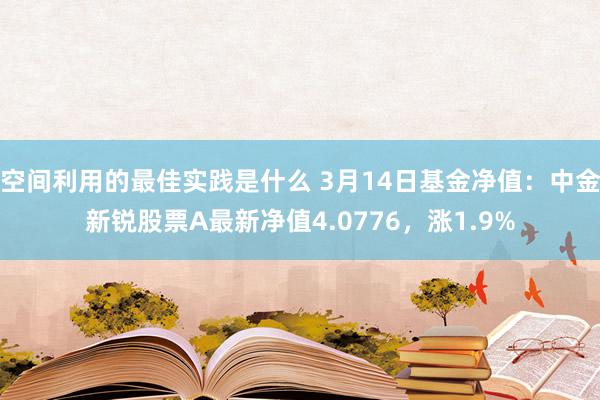 空间利用的最佳实践是什么 3月14日基金净值：中金新锐股票A最新净值4.0776，涨1.9%